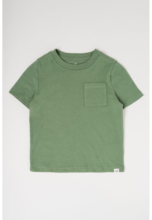 Tricou din bumbac cu decolteu la baza gatului-BAIETI/IMBRACAMINTE/Tricouri si maiouri-IMBRACAMINTE/Tricouri si maiouri
