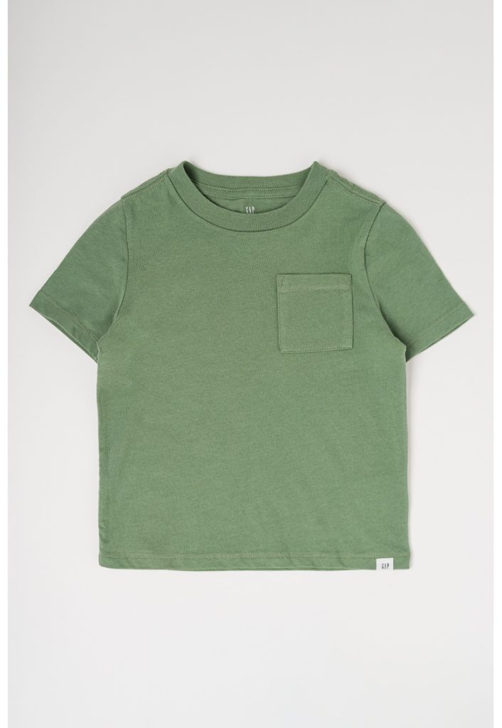 Tricou din bumbac cu decolteu la baza gatului-BAIETI/IMBRACAMINTE/Tricouri si maiouri-IMBRACAMINTE/Tricouri si maiouri