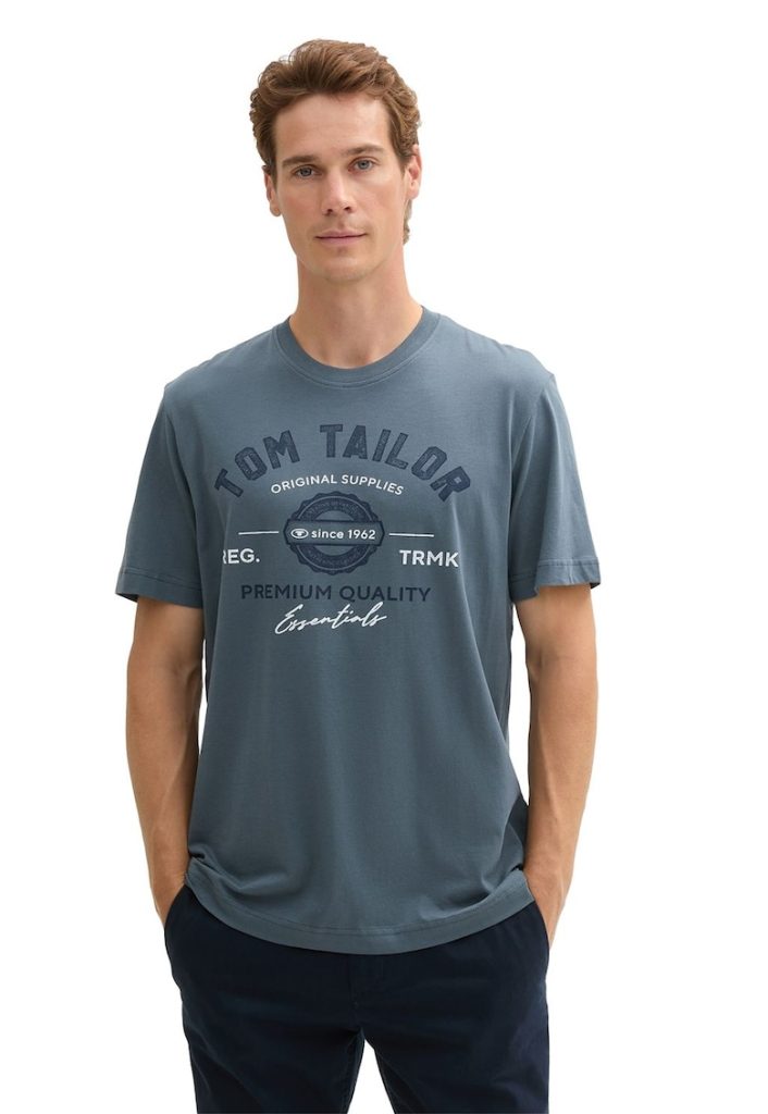 Tricou din bumbac cu imprimeu logo-BARBATI/IMBRACAMINTE/Tricouri si maiouri-IMBRACAMINTE/Tricouri si maiouri