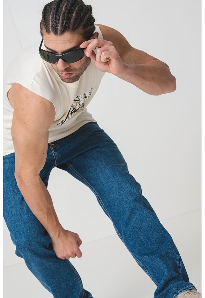 Tricou din bumbac cu logo-BARBATI/IMBRACAMINTE/Tricouri si maiouri-IMBRACAMINTE/Tricouri si maiouri