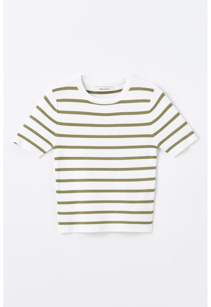 Tricou in dungi cu decolteu rotund-FEMEI/IMBRACAMINTE/Tricouri si maiouri-IMBRACAMINTE/Tricouri si maiouri