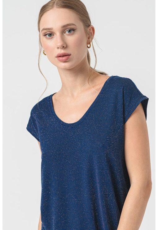 Tricou lejer cu insertii stralucitoare Billo-FEMEI/IMBRACAMINTE/Tricouri si maiouri-IMBRACAMINTE/Tricouri si maiouri