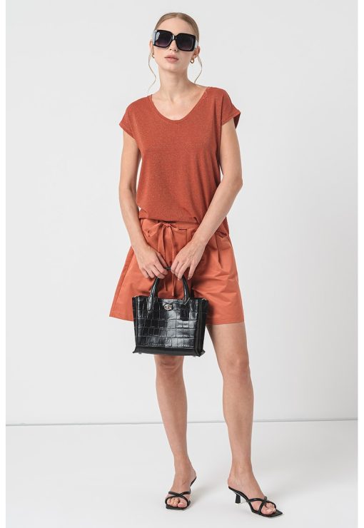 Tricou lejer cu insertii stralucitoare Billo-FEMEI/IMBRACAMINTE/Tricouri si maiouri-IMBRACAMINTE/Tricouri si maiouri