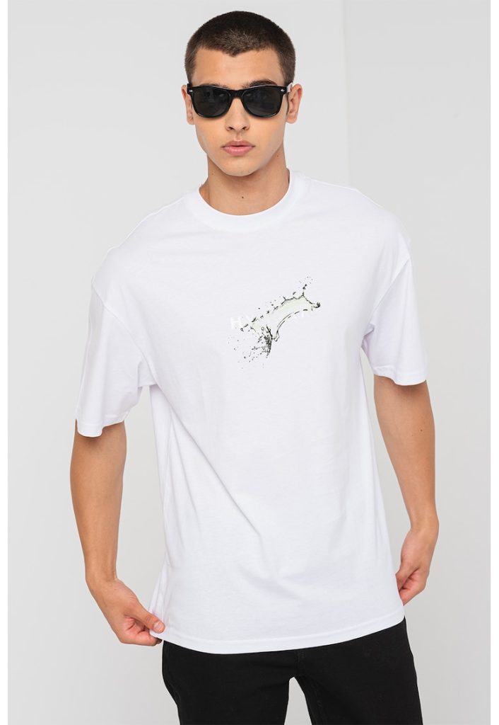 Tricou lejer cu maneci cazute Ocean-BARBATI/IMBRACAMINTE/Tricouri si maiouri-IMBRACAMINTE/Tricouri si maiouri