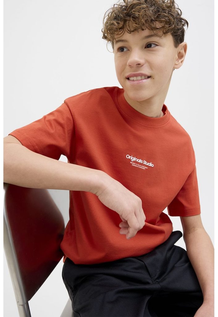 Tricou lejer cu text-BAIETI/IMBRACAMINTE/Tricouri si maiouri-IMBRACAMINTE/Tricouri si maiouri