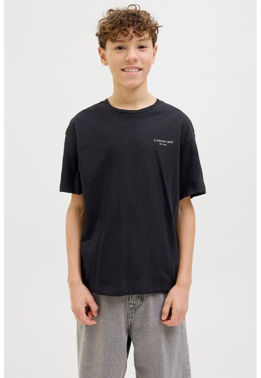 Tricou lejer de bumbac cu model grafic pe spate-BAIETI/IMBRACAMINTE/Tricouri si maiouri-IMBRACAMINTE/Tricouri si maiouri