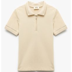 Tricou polo cu fenta cu fermoar-BAIETI/IMBRACAMINTE/Tricouri si maiouri-IMBRACAMINTE/Tricouri si maiouri