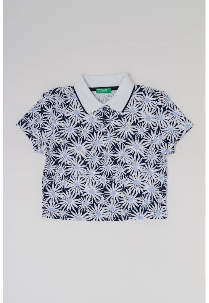 Tricou polo cu imprimeu grafic-FETE/IMBRACAMINTE/Tricouri si maiouri-IMBRACAMINTE/Tricouri si maiouri
