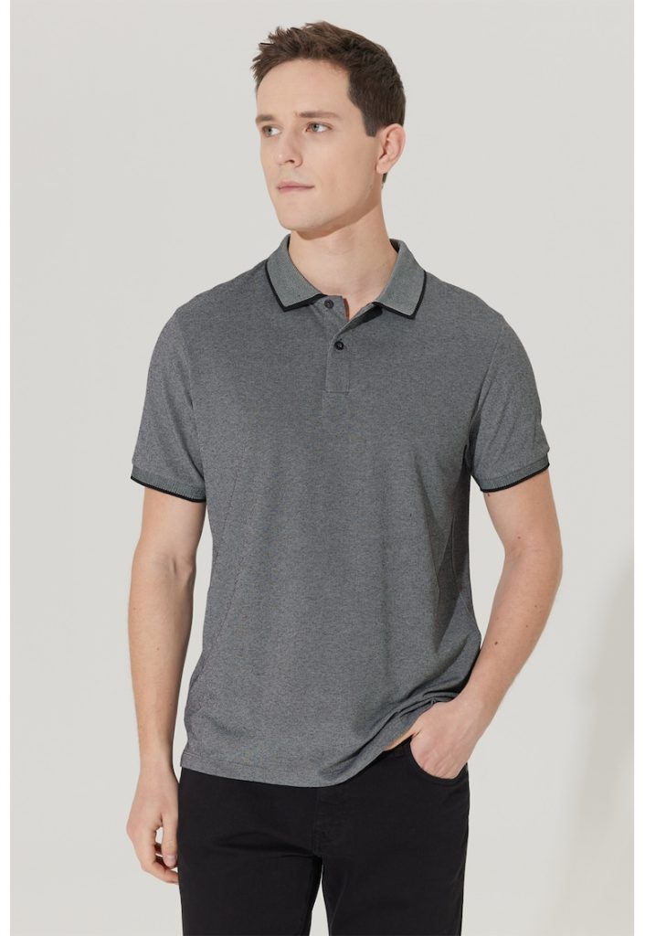 Tricou polo din amestec de bumbac-BARBATI/IMBRACAMINTE/Tricouri si maiouri-IMBRACAMINTE/Tricouri si maiouri