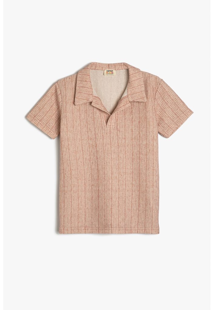 Tricou polo din amestec de bumbac-BAIETI/IMBRACAMINTE/Tricouri si maiouri-IMBRACAMINTE/Tricouri si maiouri