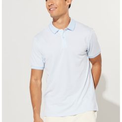 Tricou polo din amestec de bumbac-BARBATI/IMBRACAMINTE/Tricouri si maiouri-IMBRACAMINTE/Tricouri si maiouri