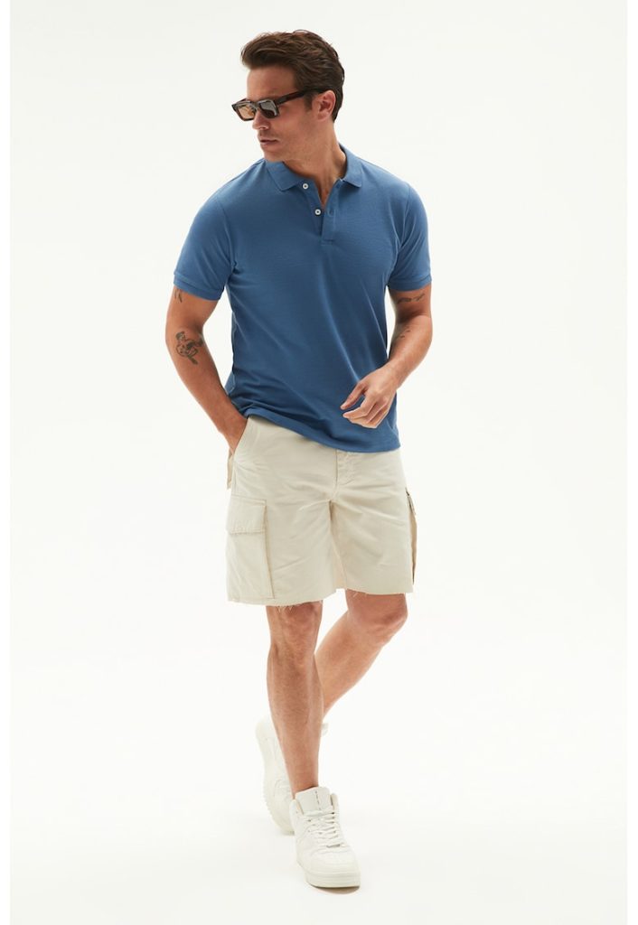 Tricou polo din bumbac pique-BARBATI/IMBRACAMINTE/Tricouri si maiouri-IMBRACAMINTE/Tricouri si maiouri