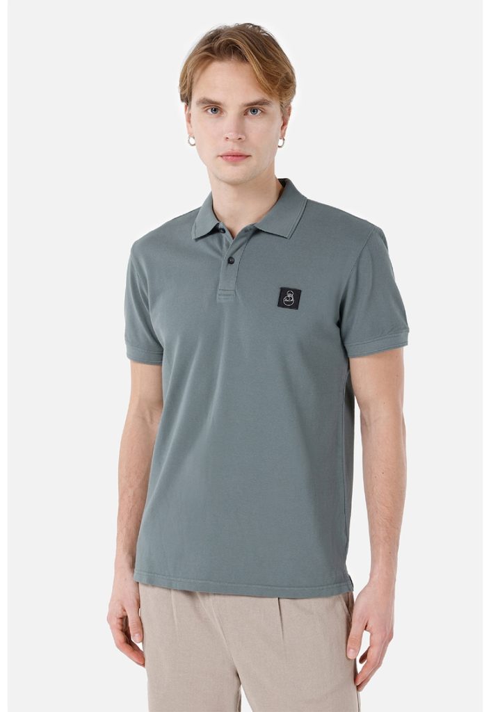 Tricou polo din bumbac pique-BARBATI/IMBRACAMINTE/Tricouri si maiouri-IMBRACAMINTE/Tricouri si maiouri