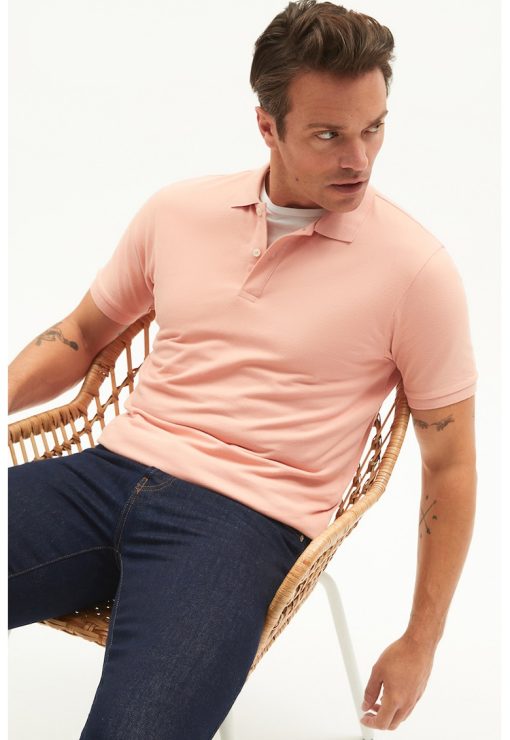 Tricou polo din bumbac pique-BARBATI/IMBRACAMINTE/Tricouri si maiouri-IMBRACAMINTE/Tricouri si maiouri