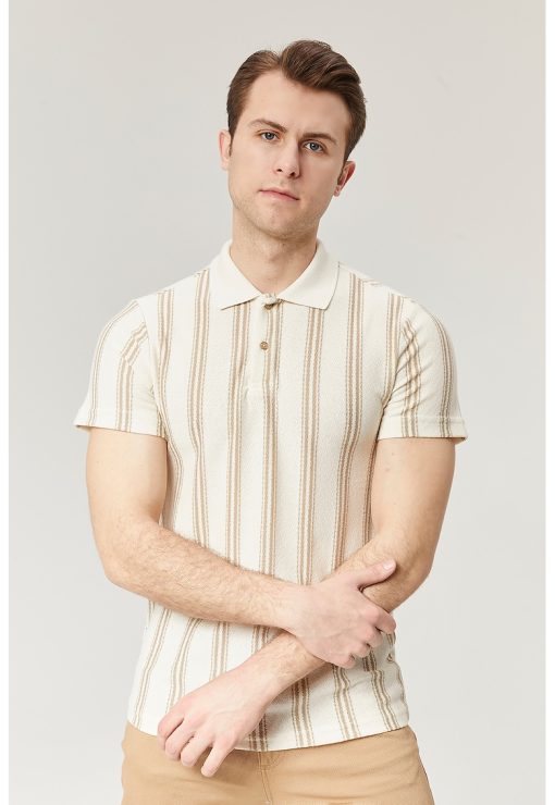 Tricou polo in dungi Ralon-BARBATI/IMBRACAMINTE/Tricouri si maiouri-IMBRACAMINTE/Tricouri si maiouri