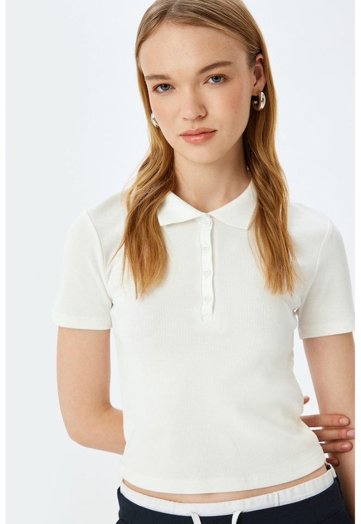 Tricou polo striat-FEMEI/IMBRACAMINTE/Tricouri si maiouri-IMBRACAMINTE/Tricouri si maiouri