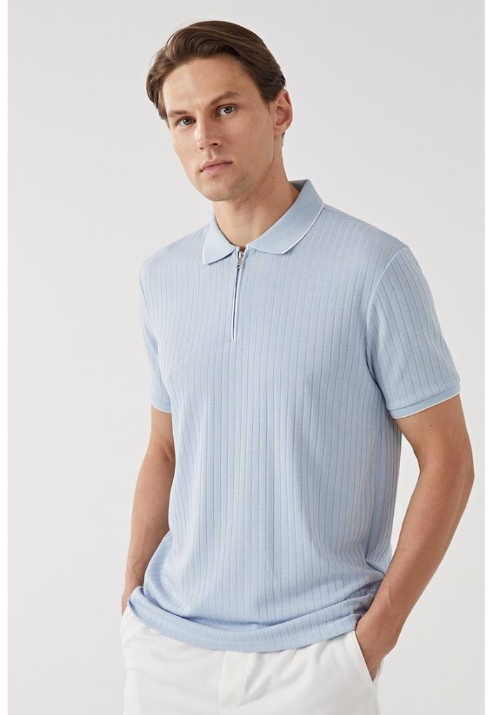 Tricou polo striat-BARBATI/IMBRACAMINTE/Tricouri si maiouri-IMBRACAMINTE/Tricouri si maiouri