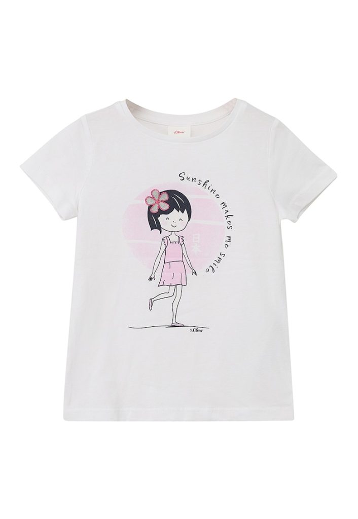 Tricou regular fit cu imprimeu-FETE/IMBRACAMINTE/Tricouri si maiouri-IMBRACAMINTE/Tricouri si maiouri