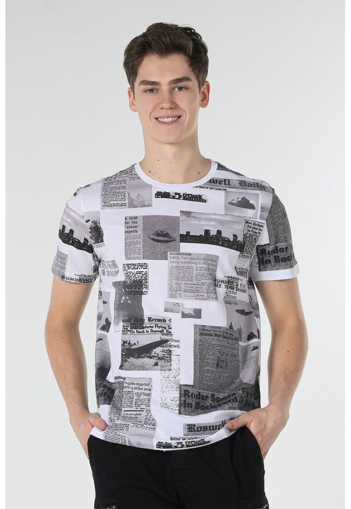 Tricou regular fit cu imprimeu foto-BARBATI/IMBRACAMINTE/Tricouri si maiouri-IMBRACAMINTE/Tricouri si maiouri