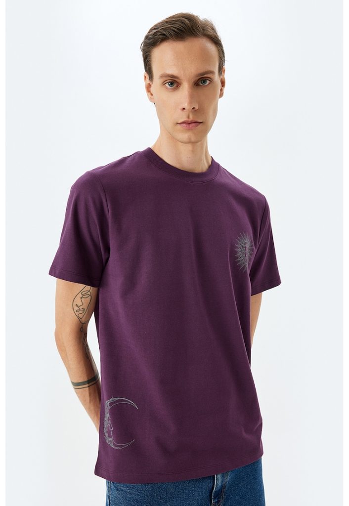 Tricou regular fit din bumbac-BARBATI/IMBRACAMINTE/Tricouri si maiouri-IMBRACAMINTE/Tricouri si maiouri
