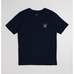 Tricou slim fit de bumbac cu imprimeu discret-BAIETI/IMBRACAMINTE/Tricouri si maiouri-IMBRACAMINTE/Tricouri si maiouri