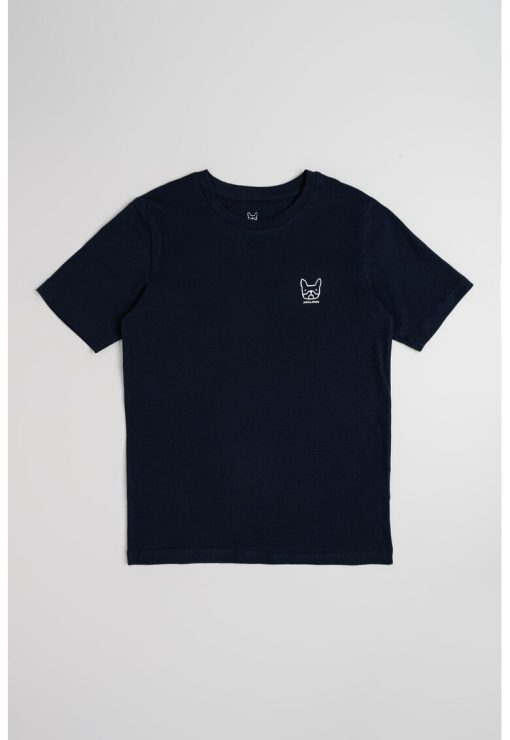 Tricou slim fit de bumbac cu imprimeu discret-BAIETI/IMBRACAMINTE/Tricouri si maiouri-IMBRACAMINTE/Tricouri si maiouri