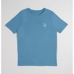 Tricou slim fit de bumbac cu imprimeu discret-BAIETI/IMBRACAMINTE/Tricouri si maiouri-IMBRACAMINTE/Tricouri si maiouri