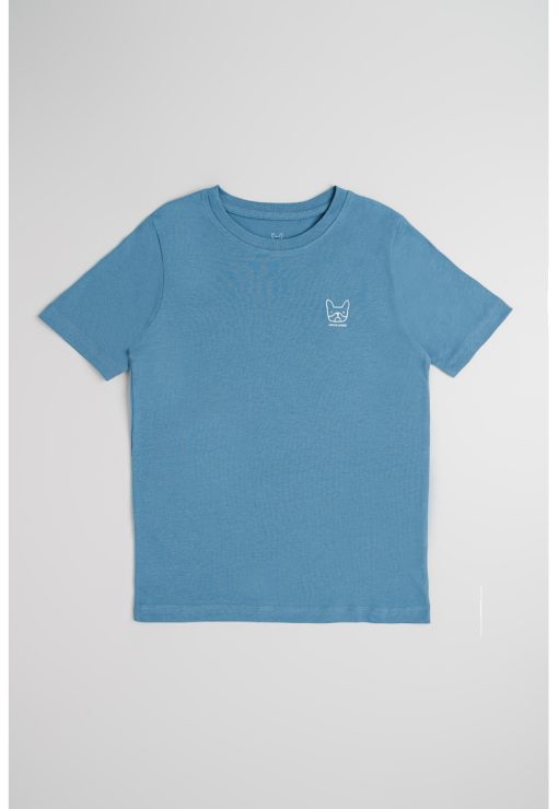Tricou slim fit de bumbac cu imprimeu discret-BAIETI/IMBRACAMINTE/Tricouri si maiouri-IMBRACAMINTE/Tricouri si maiouri