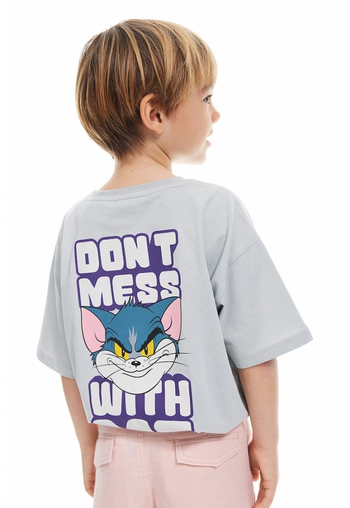 Tricou supradimensionat cu design grafic-BAIETI/IMBRACAMINTE/Tricouri si maiouri-IMBRACAMINTE/Tricouri si maiouri