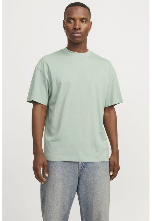 Tricou uni cu decolteu la baza gatului-BARBATI/IMBRACAMINTE/Tricouri si maiouri-IMBRACAMINTE/Tricouri si maiouri