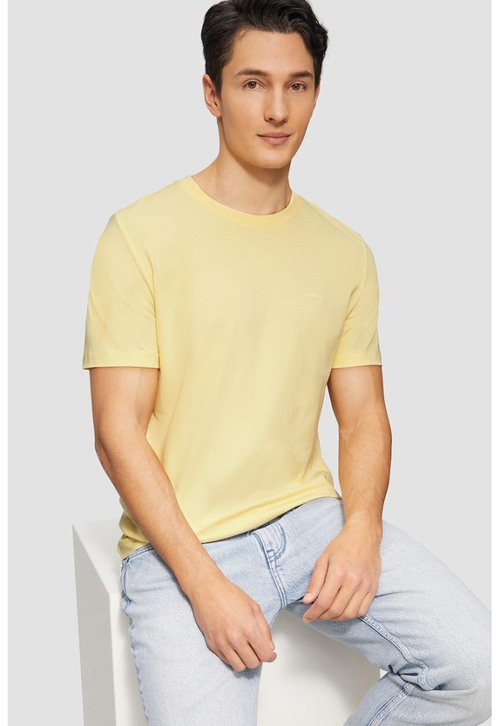 Tricou uni de bumbac-BARBATI/IMBRACAMINTE/Tricouri si maiouri-IMBRACAMINTE/Tricouri si maiouri