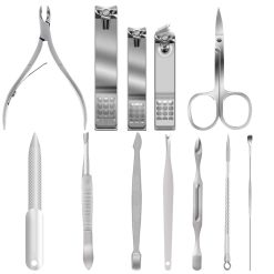 Trusa Manichiura SensoPRO Milano 12 piese Powder Pink 2