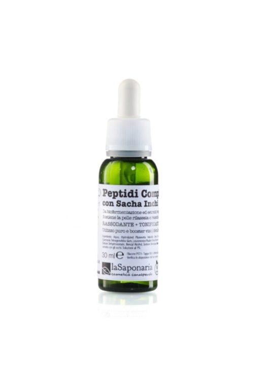 Activ pur cu peptide complexe si Sasha Inchi La Saponaria - 30 ml-FEMEI/INGRIJIRE COSMETICA/Produse cosmetice-INGRIJIRE COSMETICA/Produse cosmetice