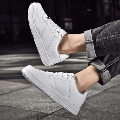 Adidasi barbati casual albi 12169 N10-2-Incaltaminte > Adidasi barbati