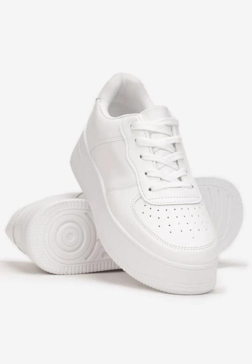 Adidasi barbati casual albi 12169  N10-2-Incaltaminte > Adidasi barbati