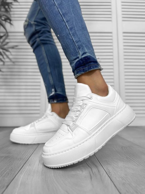 Adidasi barbati casual albi M01-Incaltaminte > Adidasi barbati