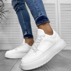 Adidasi barbati casual albi M01 N8-3-Incaltaminte > Adidasi barbati