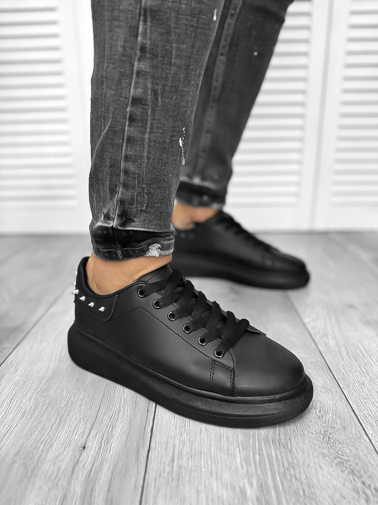 Adidasi barbati casual amq  negri 6626-Incaltaminte > Adidasi barbati