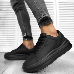 Adidasi barbati casual negri 069 N15-3-Incaltaminte > Adidasi barbati