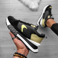 Adidasi barbati casual  negri A105 N8-4-Incaltaminte > Adidasi barbati