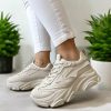 Adidasi dama casual bej La247 T50-3-Incaltaminte > Incaltaminte dama > Adidasi dama