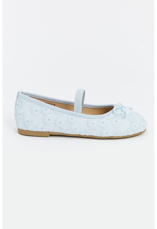 Balerini cu model cu flori brodate-FETE/INCALTAMINTE/Pantofi clasici-INCALTAMINTE/Pantofi clasici