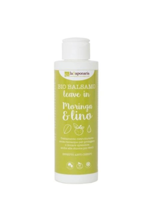 Balsam bio fara clatire cu moringa si in-Bio Balsamo Moringa&lino  150ml-FEMEI/INGRIJIRE COSMETICA/Produse cosmetice-INGRIJIRE COSMETICA/Produse cosmetice