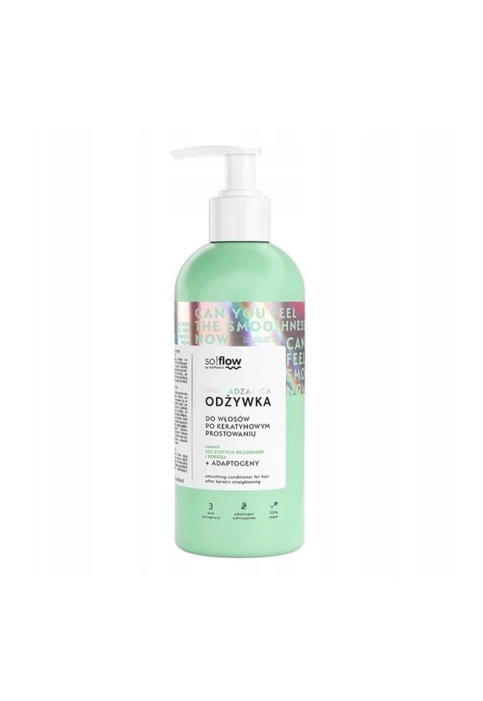 Balsam de par netezitor dupa indreptarea cu keratina - So!Flow - 400ml-FEMEI/INGRIJIRE COSMETICA/Produse cosmetice-INGRIJIRE COSMETICA/Produse cosmetice