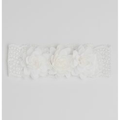 Bentita cu aplicatii florale-FETE/GENTI SI ACCESORII/Palarii