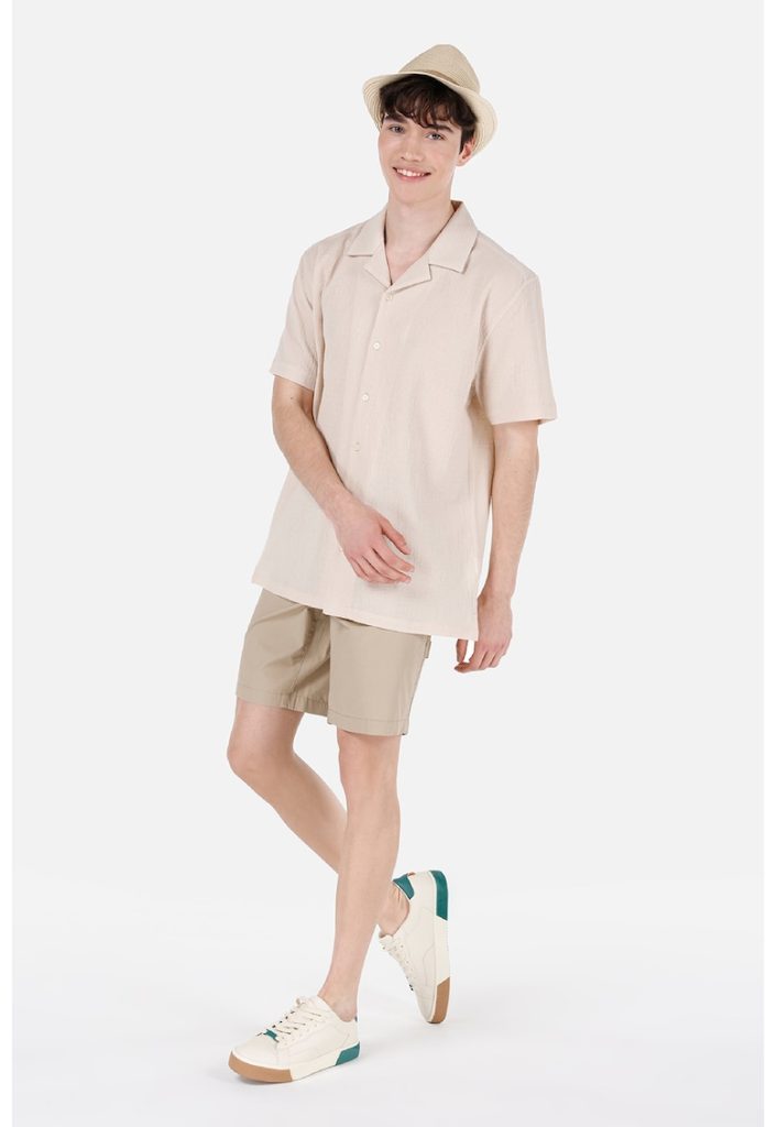 Bermude cargo de bumbac-BARBATI/IMBRACAMINTE/Pantaloni si colanti-IMBRACAMINTE/Pantaloni si colanti