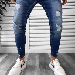 Blugi barbati conici 6123 H7-4-Blugi barbati