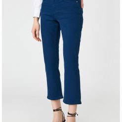 Blugi crop cu talie inalta-FEMEI/IMBRACAMINTE/Blugi-IMBRACAMINTE/Blugi