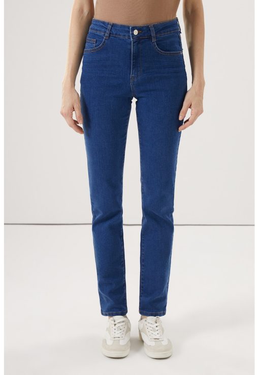 Blugi cu croiala bootcut-FEMEI/IMBRACAMINTE/Blugi-IMBRACAMINTE/Blugi