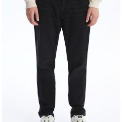 Blugi regular fit cu talie medie-BARBATI/IMBRACAMINTE/Blugi-IMBRACAMINTE/Blugi